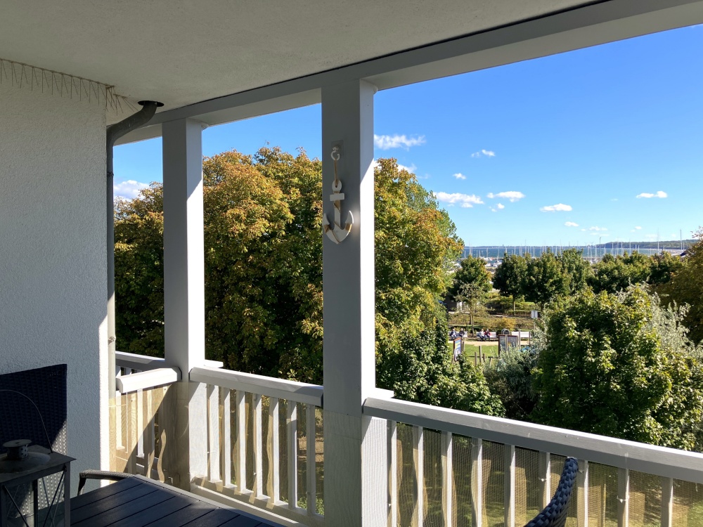 Blick vom Balkon