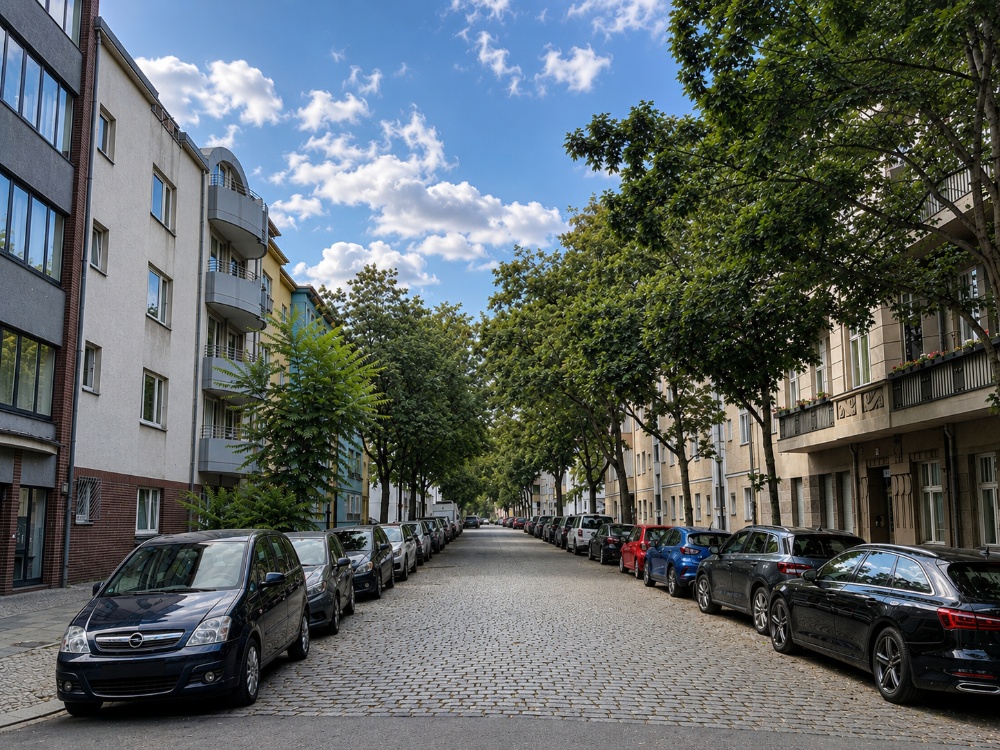 Blick in die Straße