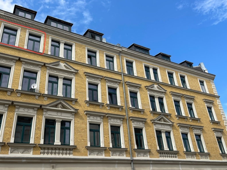 Gebäude von der Straße aus