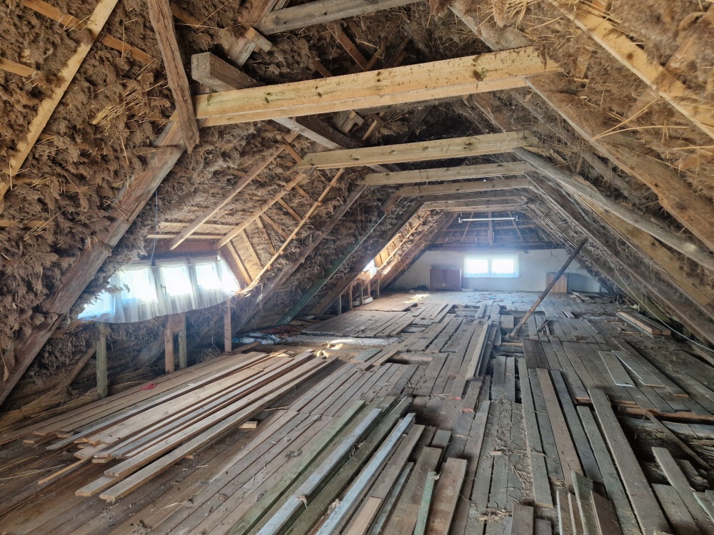 Ausbaureserve im Dachgeschoss