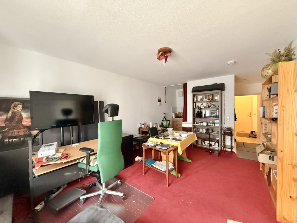 Wohnzimmer mit Küche