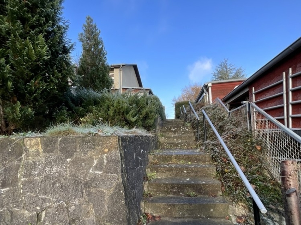 Treppenzugang in den Garten
