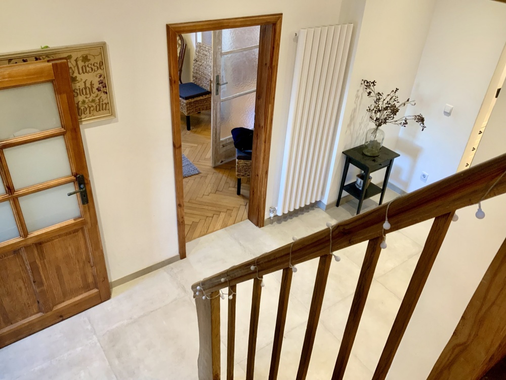 Blick vom Obergeschoss