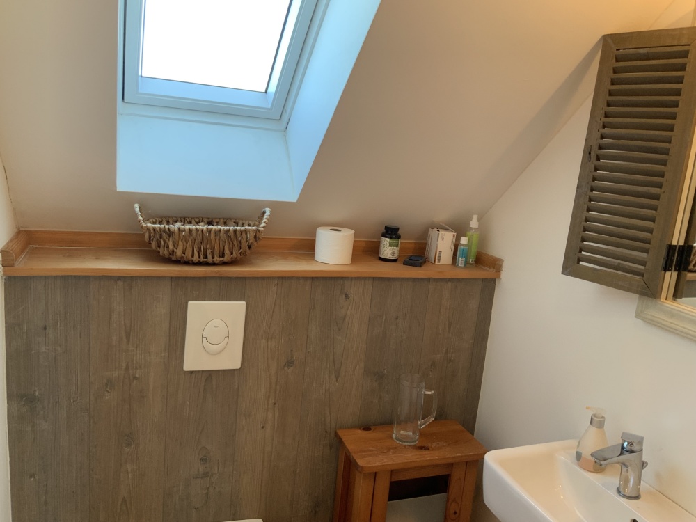 WC am Schlafzimmer