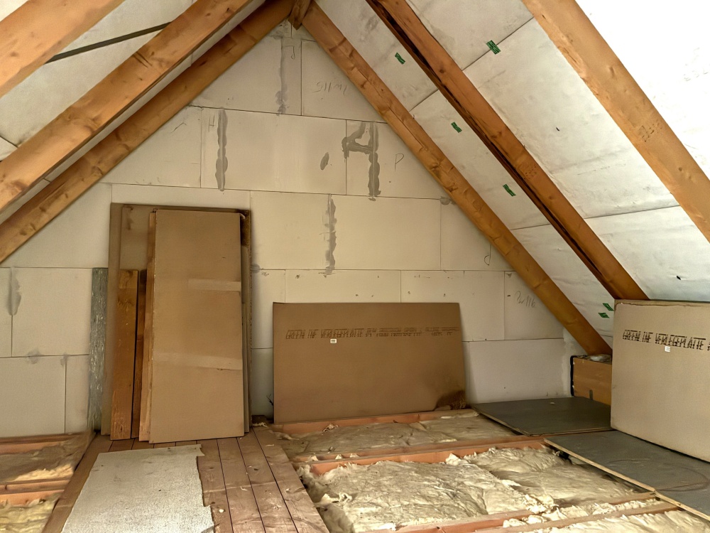 Stauraum im Dachgeschoss