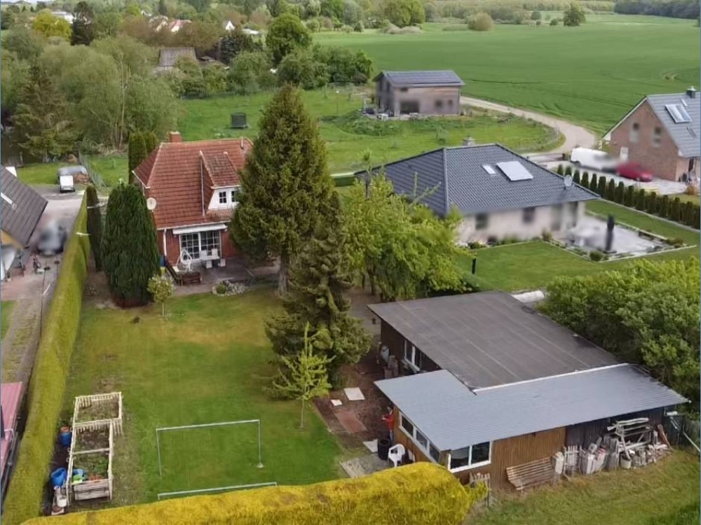 Blick auf den Hof
