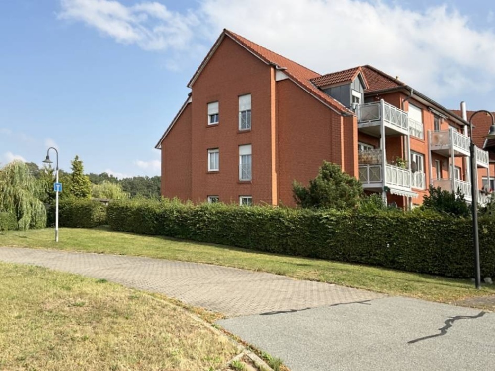 Seitenansicht des Hauses