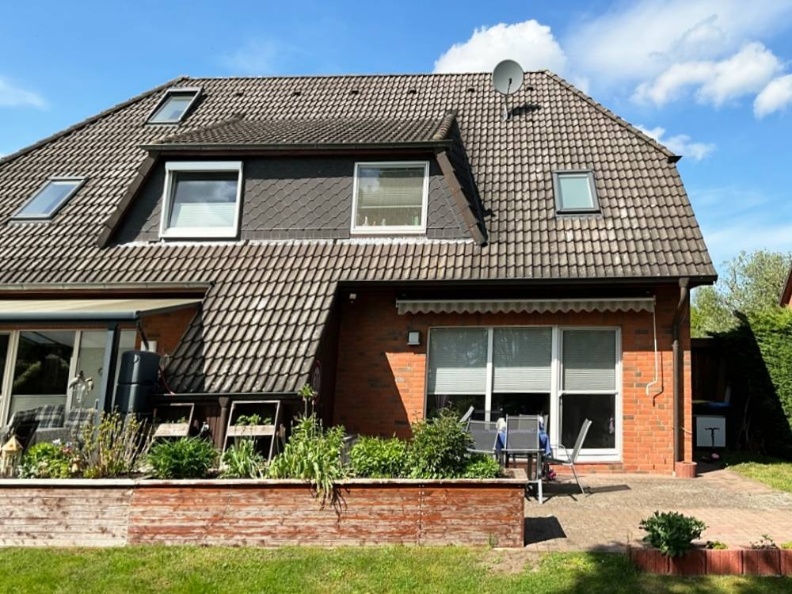 Rückansicht des Hauses