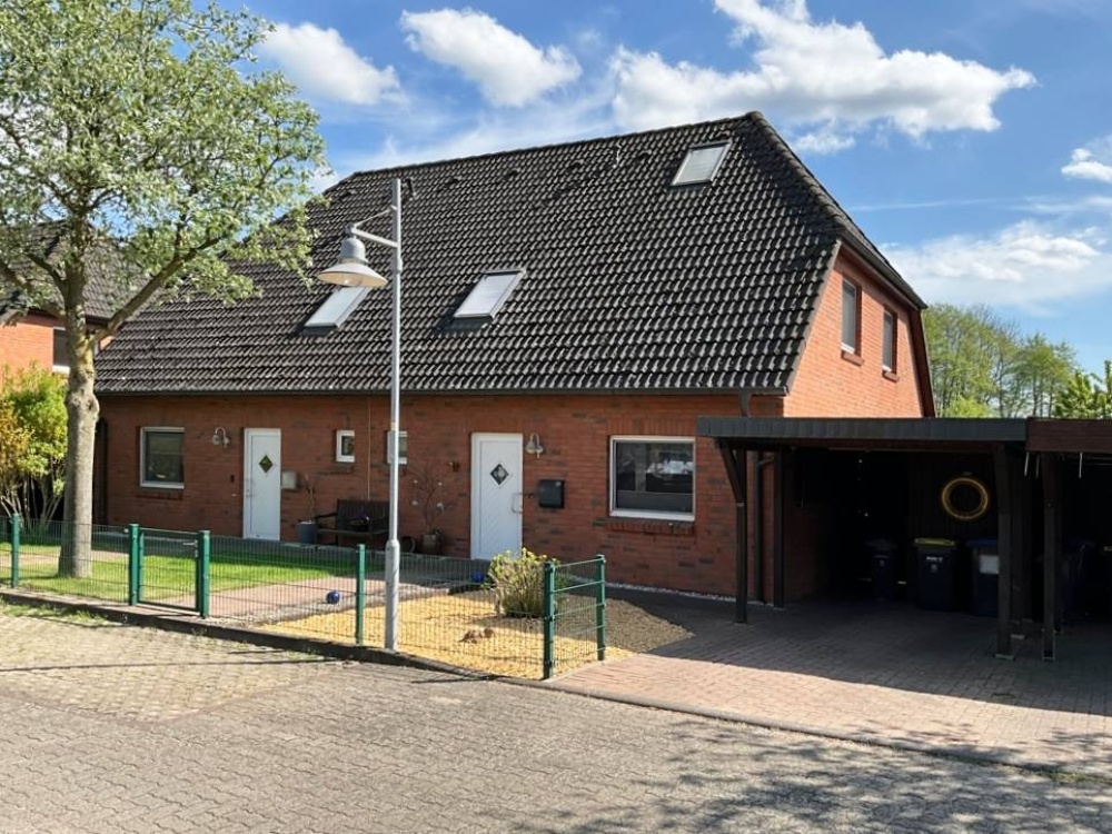 Vorderansicht des Hauses