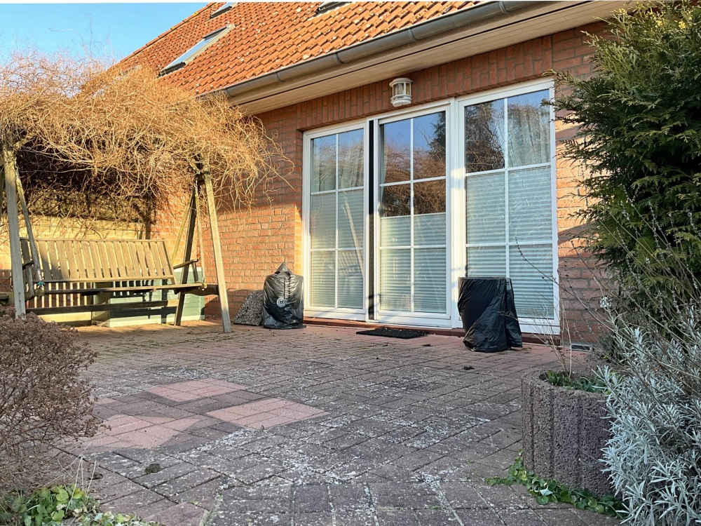 Blick auf die Terrasse