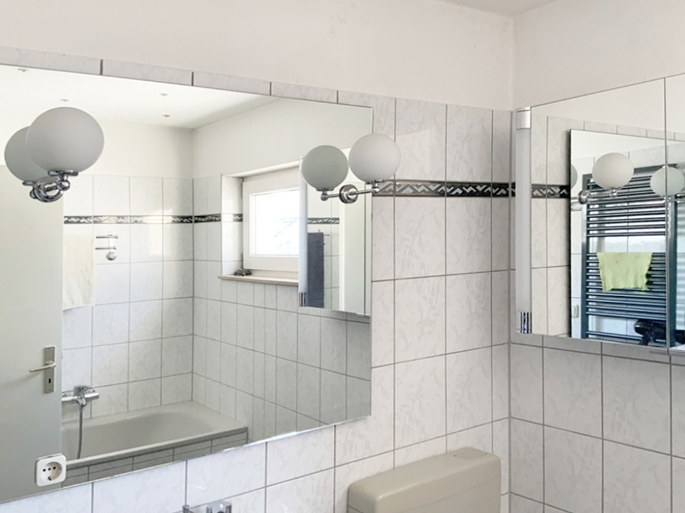 Vollbad im Dachgeschoss...