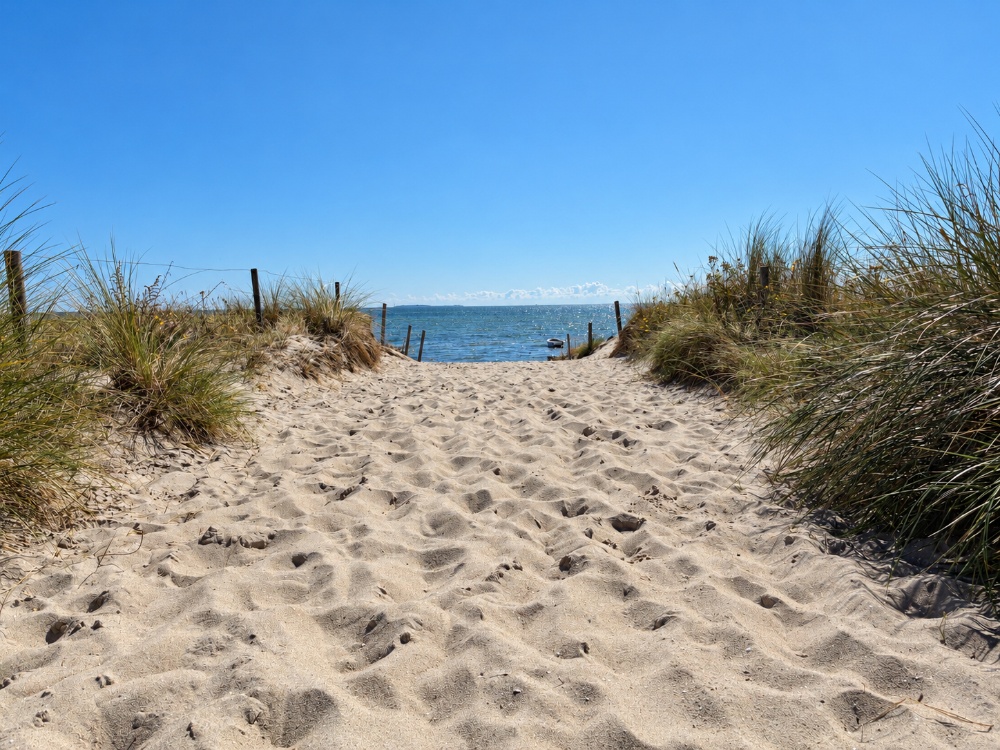 400 m bis zum Strand