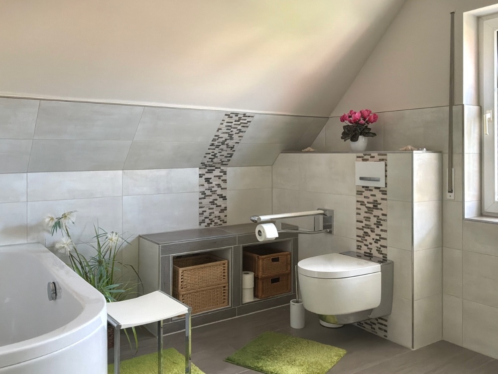 Badezimmer im Obergeschoss