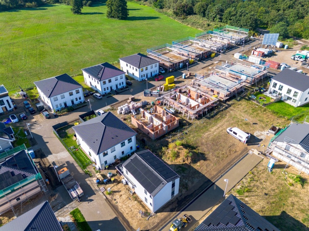 Hausansicht Vogelperspektive