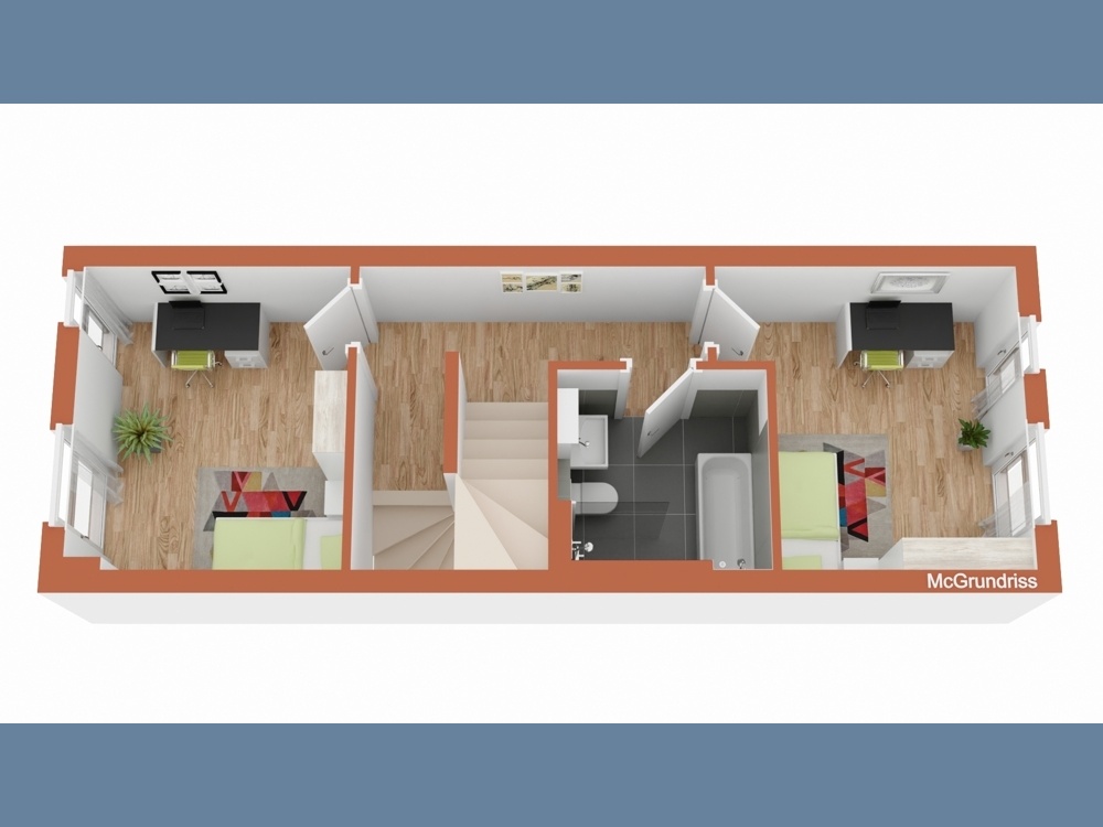 schematischer Grundriss 1. Obergeschoss