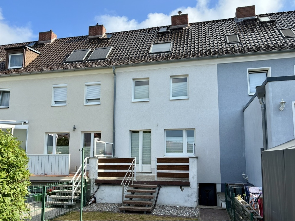 Rückansicht des Hauses