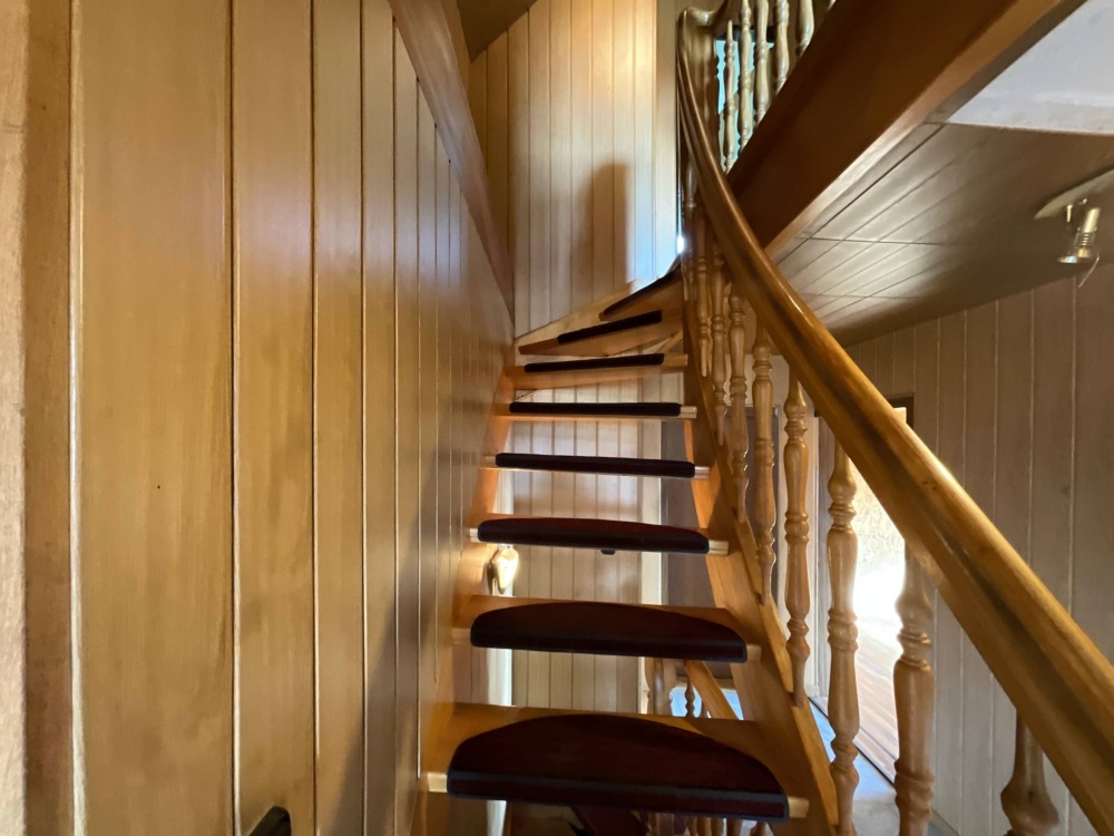 Aufgang in das Dachgeschoss