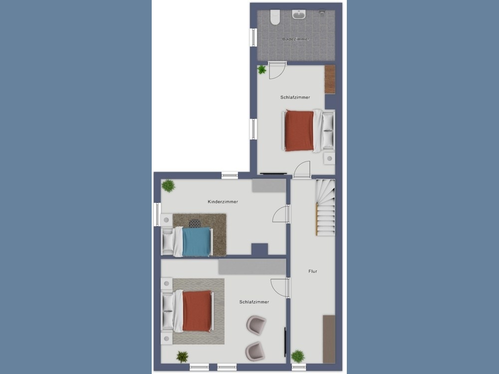 Obergeschoss Altbau