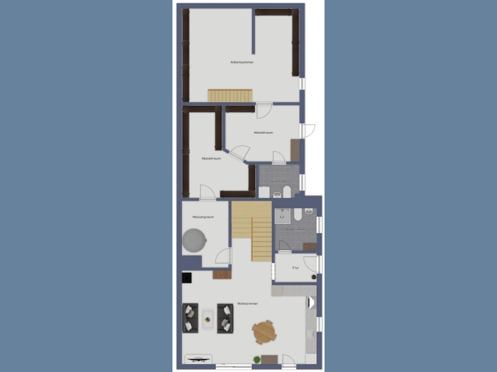 Erdgeschoss Neubau 