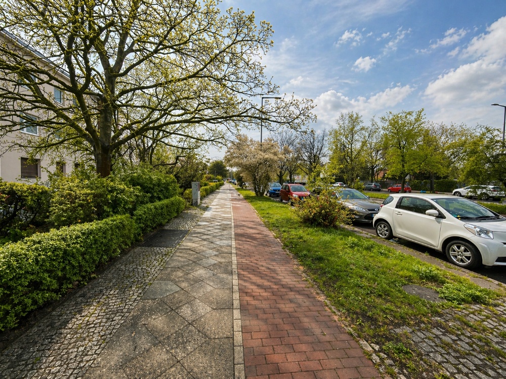 Blick in die Strasse