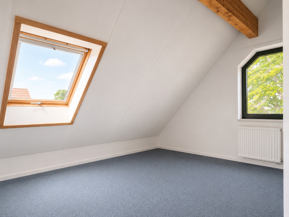 Dachgeschoss 2 visuell beräumt