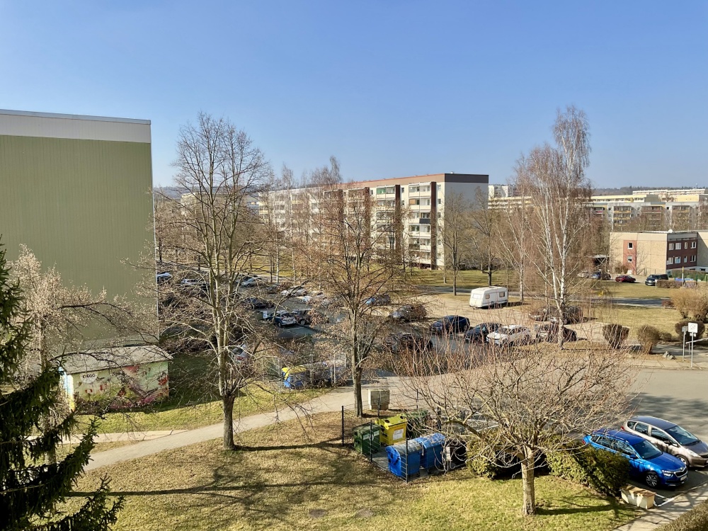 Blick aus dem Fenster