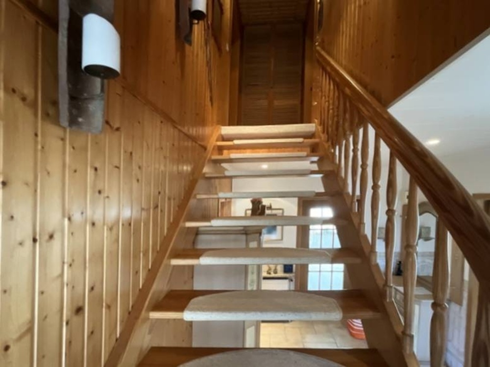 Aufgang in das Dachgeschoss