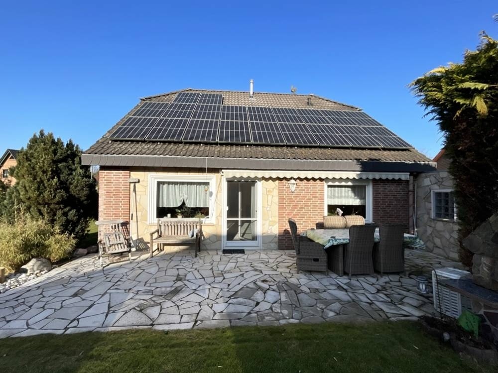 Rückseite des Hauses