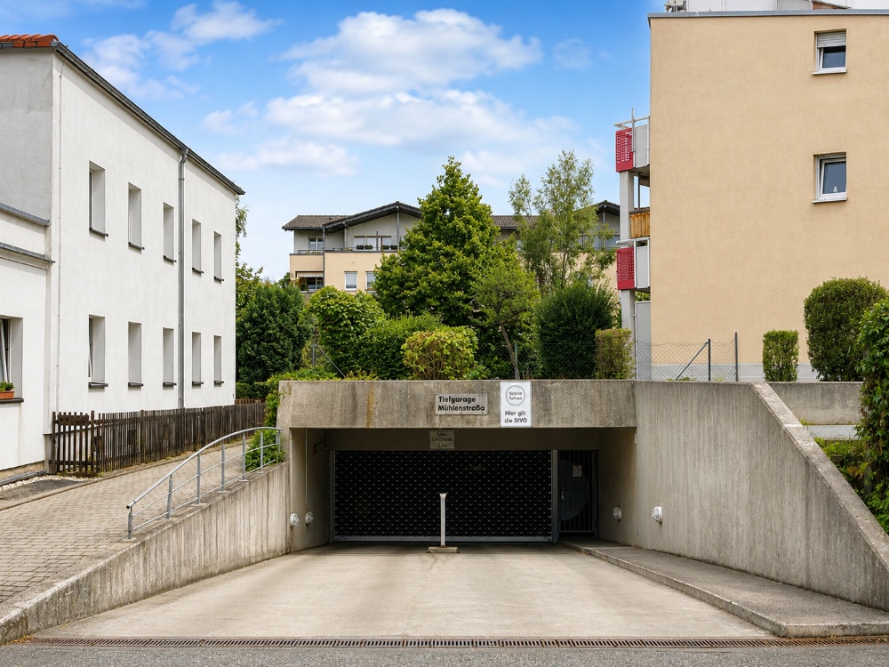 Zufahrt zur Tiefgarage
