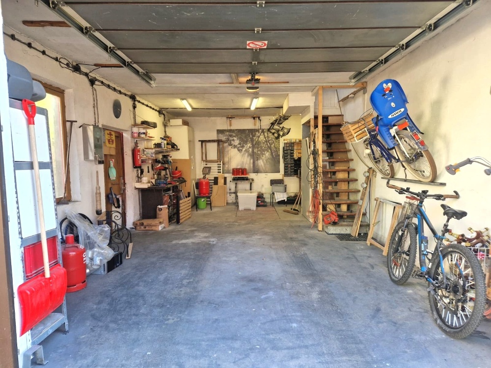 Innenansicht der Garage