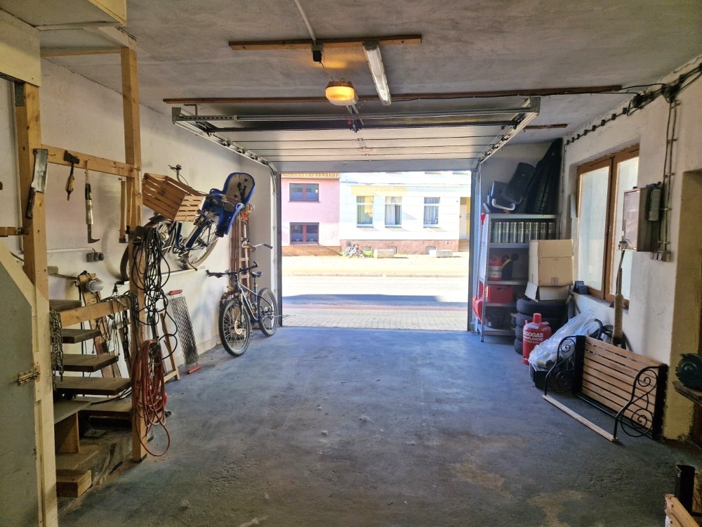 Innenansicht der Garage
