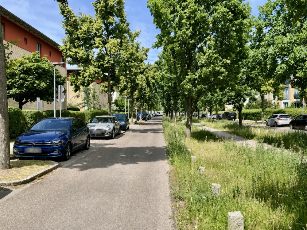 Blick in die Strasse
