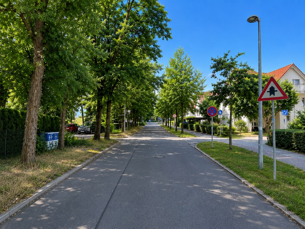 Blick in die Straße