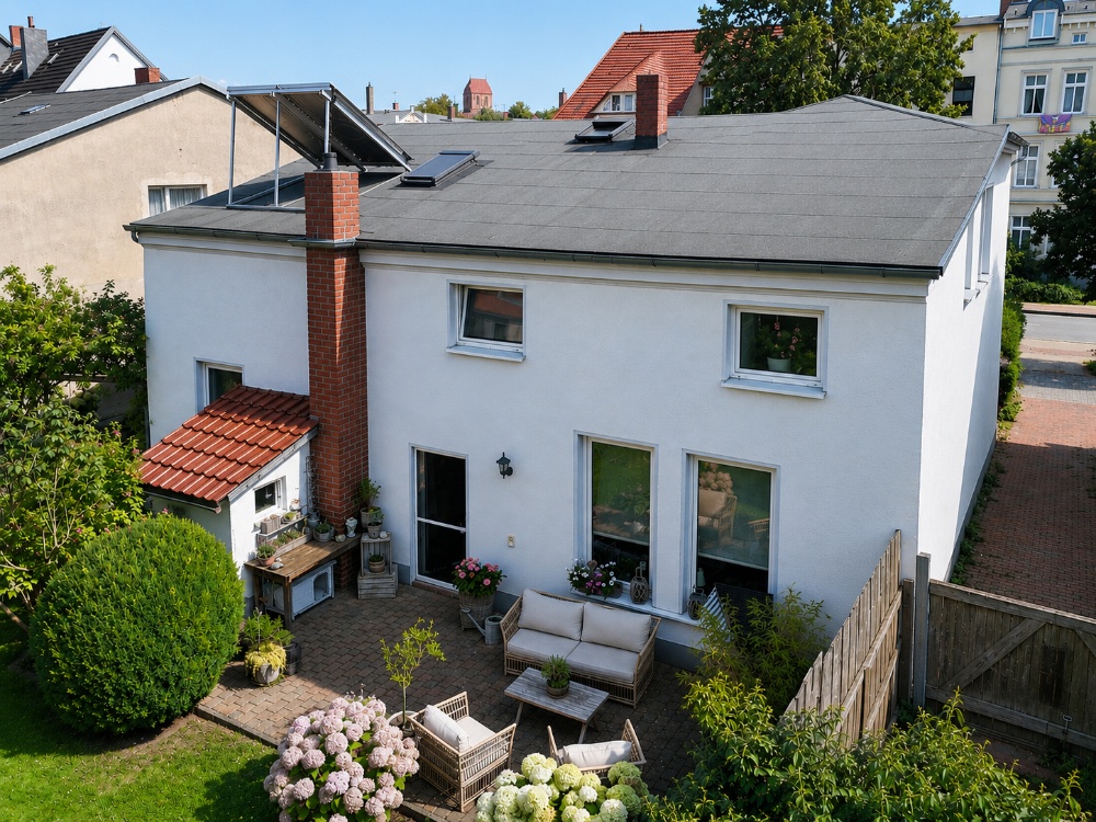 Rückseitige Ansicht