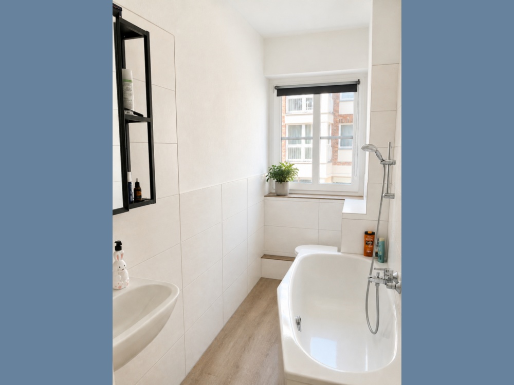 Badezimmer mit Wanne
