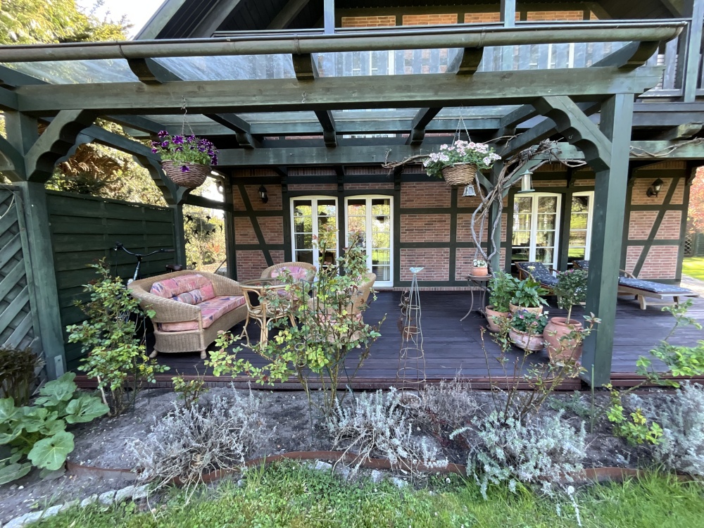 Blick auf Terrasse