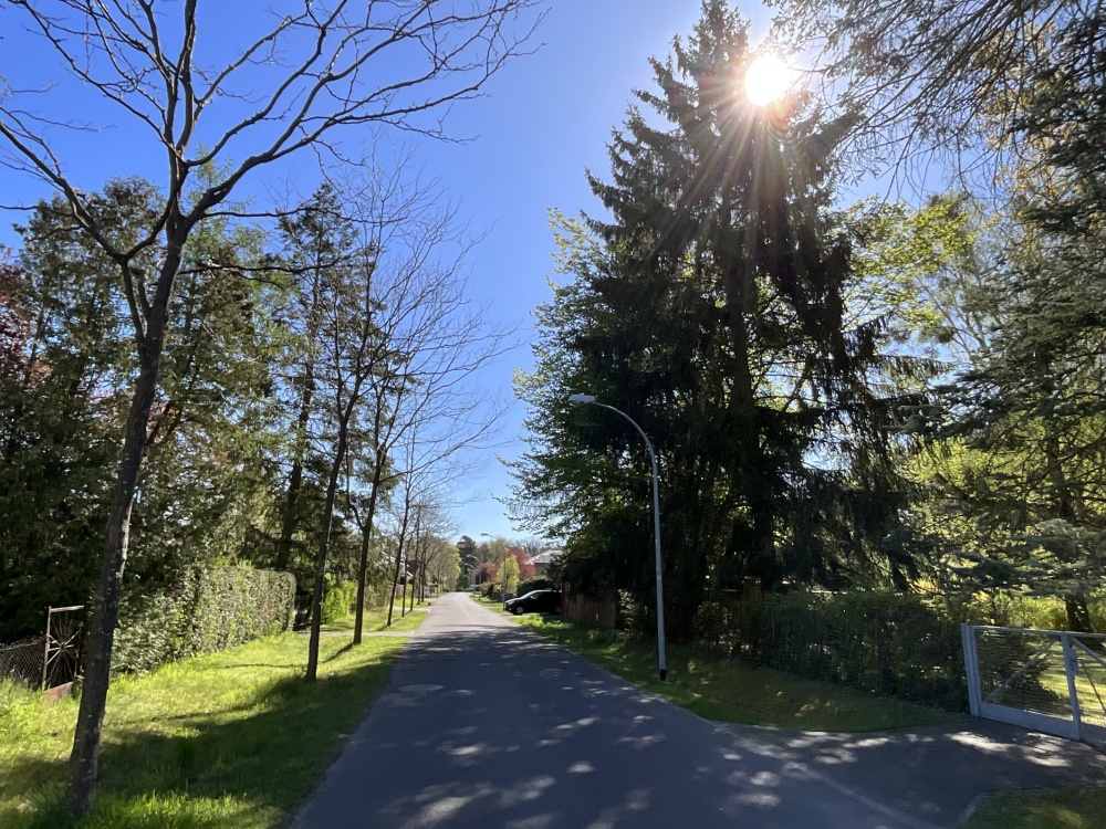 Blick in die Straße 