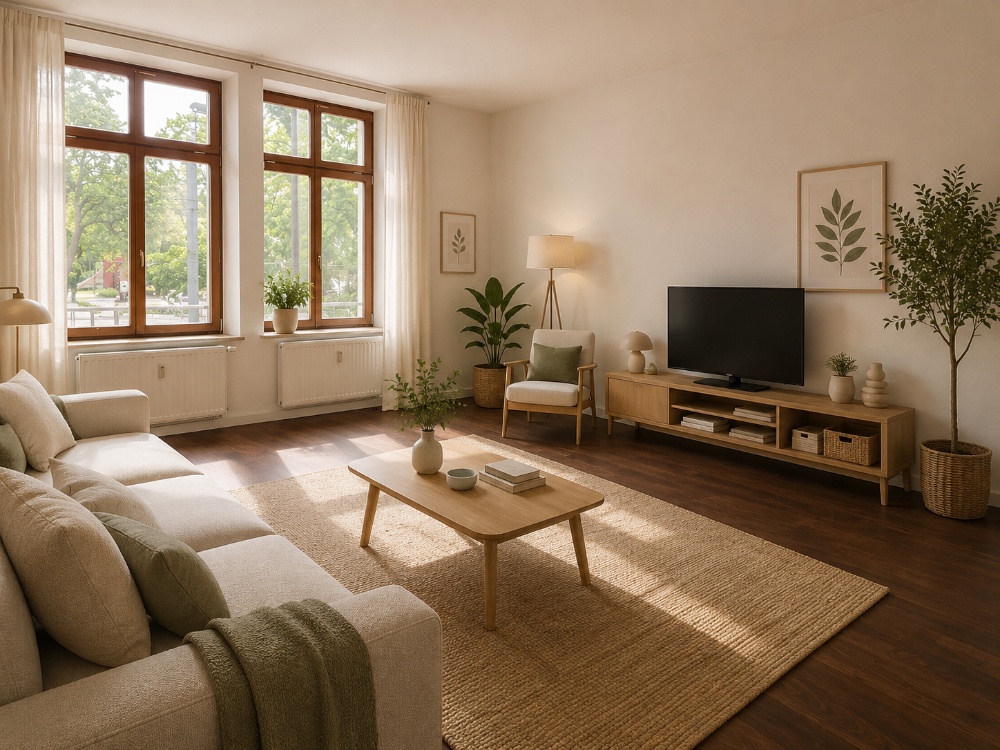Einrichtungsbeispiel Wohnzimmer