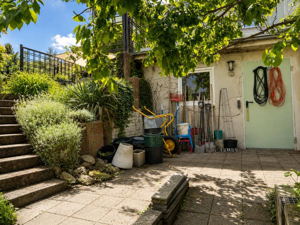 Funktionalität trifft Gartenidylle