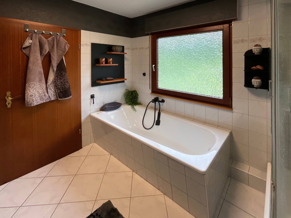 eine Badewanne zum Entspannen