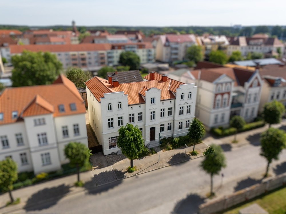 Drohenaufnahme vom Haus