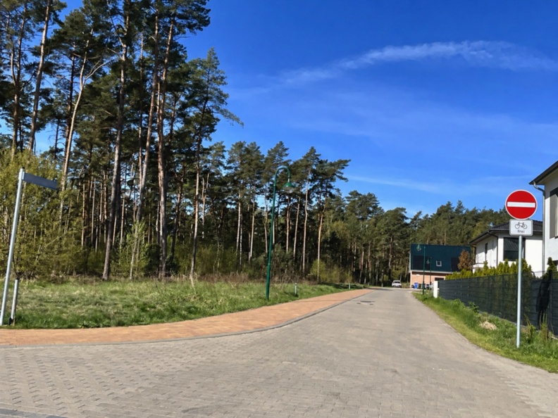 Anfahrt Baugrundstück 