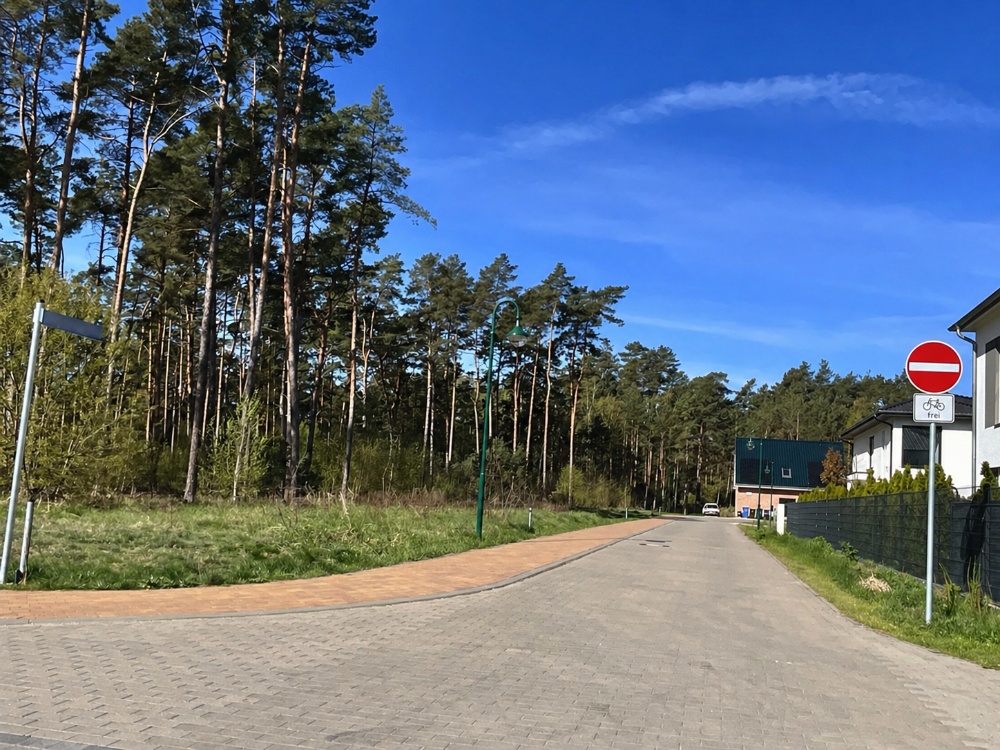 Anfahrt Baugrundstück 