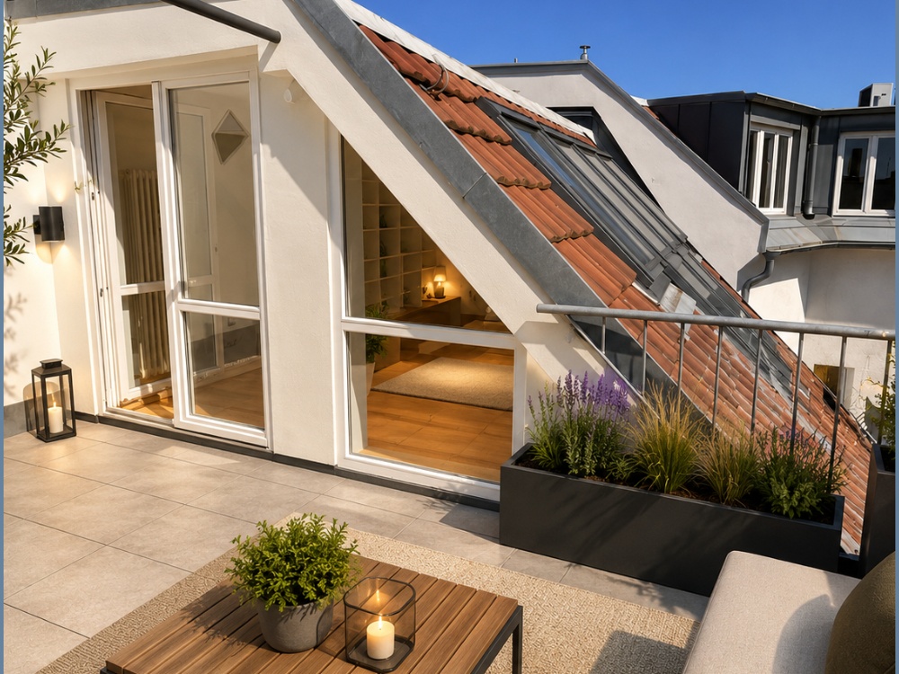 Terrasse visualisiert