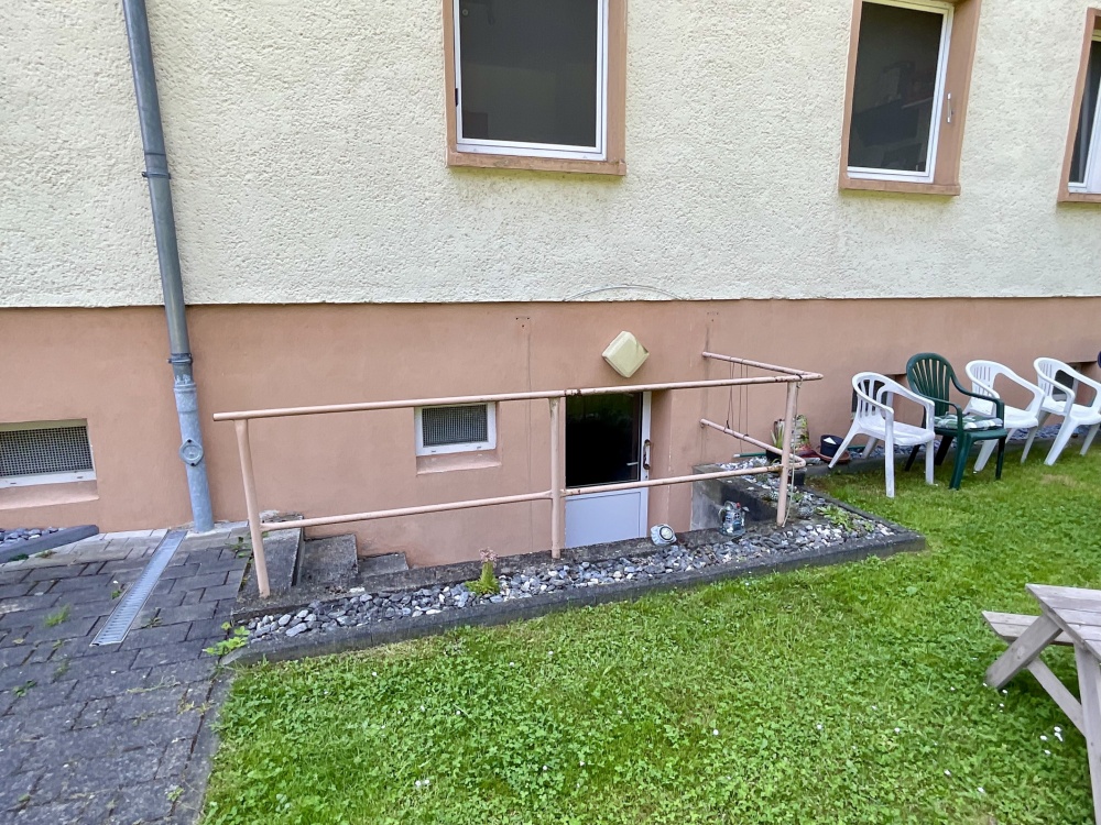 Gartenausgang Kellergeschoss