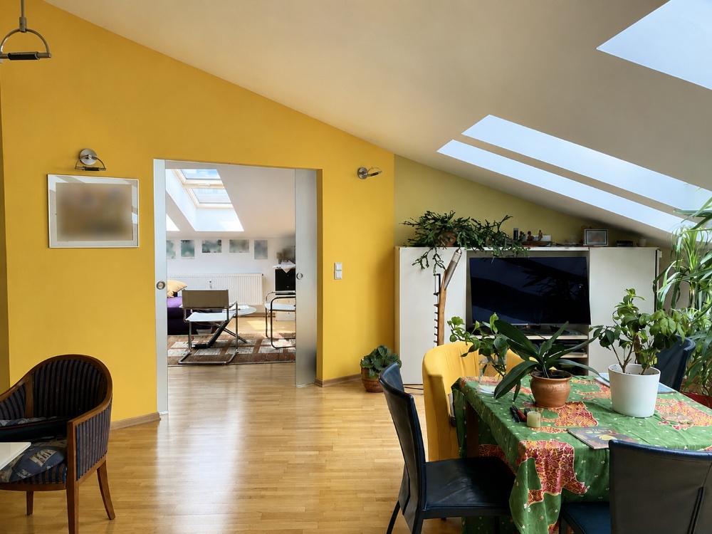Blick ins Wohnzimmer