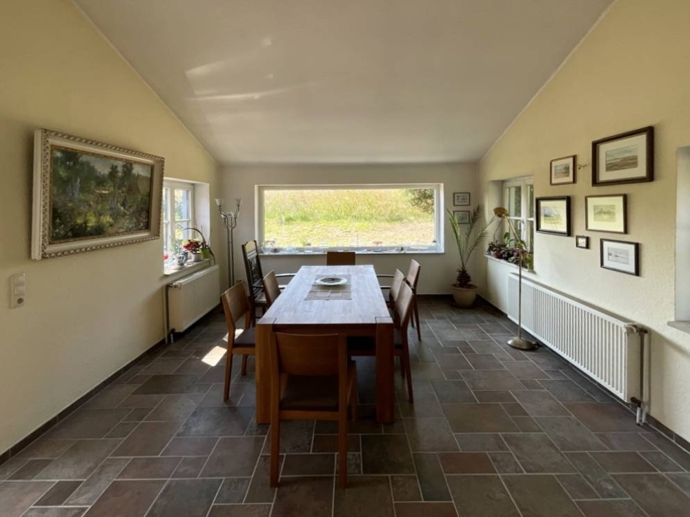 Panoramablick im Esszimmer