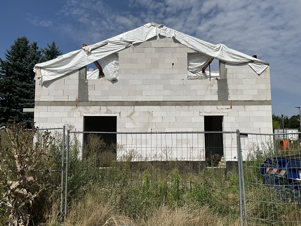 Seitenansicht Rohbau