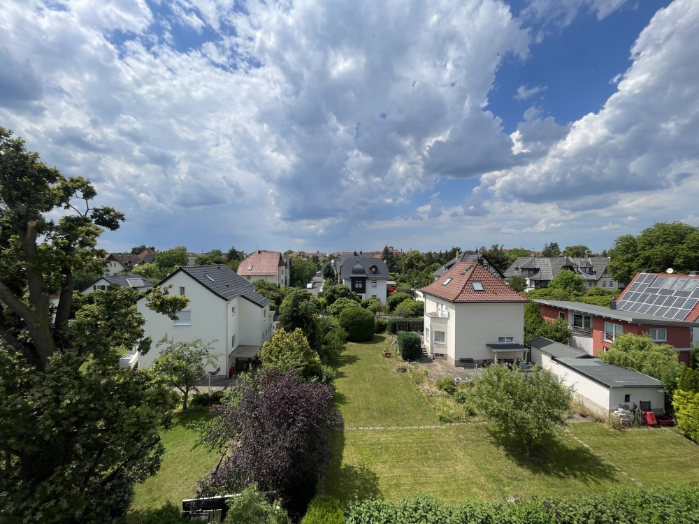 Blick vom Balkon