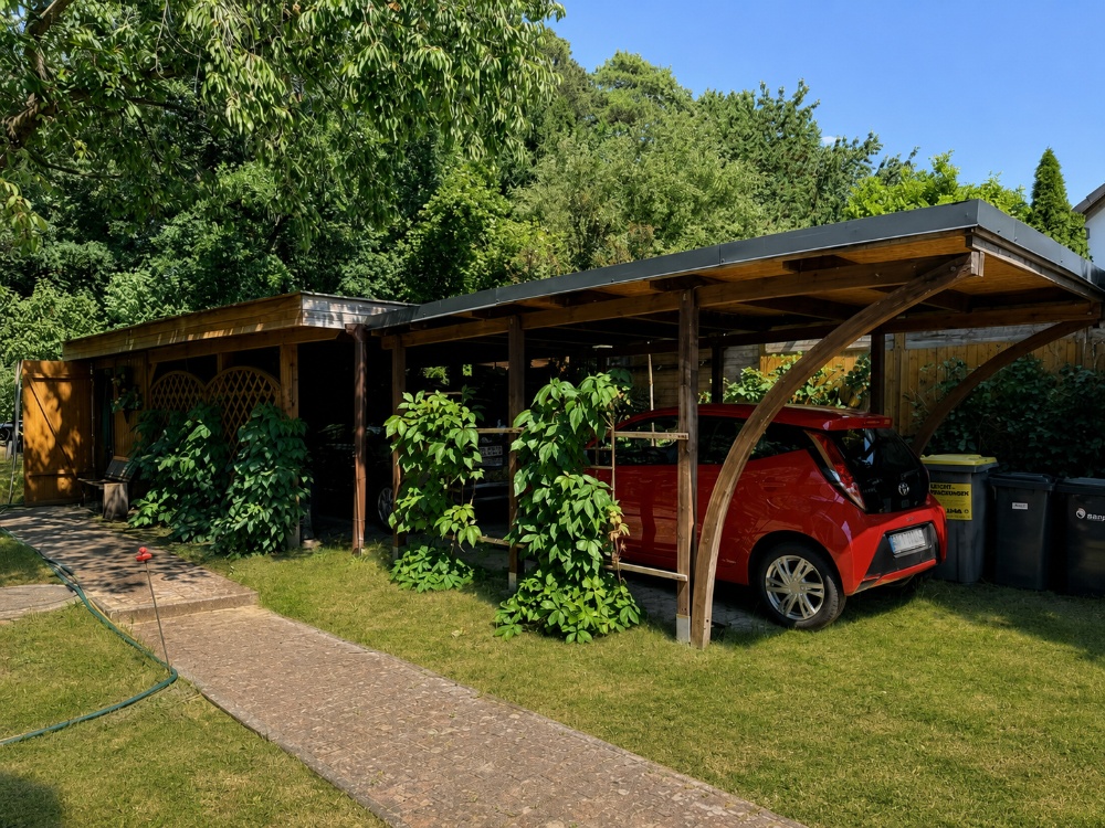 Doppelcarport für Ihre Fahrzeuge